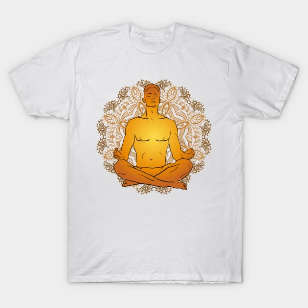 Yoga #9 T-Shirt by Olga Berlet